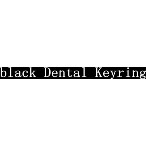 Black Dental Keyring