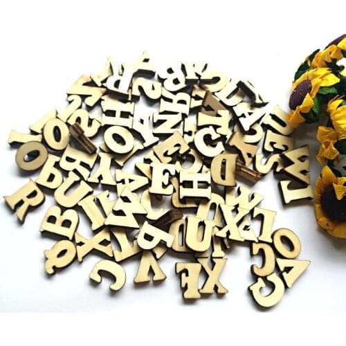 1000pcs and 100pcs Wooden Alphabet Embellishment Wood Letters Scrapbooking Cardmaking Craft 187122