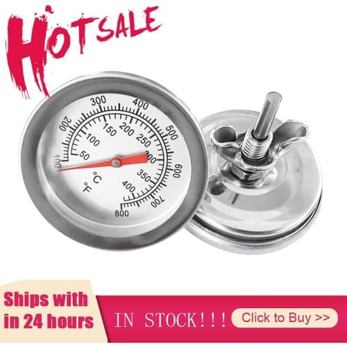 Fahrenheit/℃ High Temperature Resistant Oven Thermometers Barbecue BBQ Pit Smoker Grill Thermometer Temperature Gauge Celsius
