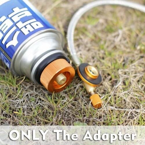 ​ Picnic Burner Cartridge Gas Fuel Canister Stove Cans Adapter Converter Head Cassette Gas Tank Conversion Head