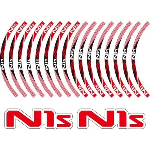 KODASKIN Decal Big Wheel Rim Motorcycle 2D Emblem Round Sticker for NIU N1s