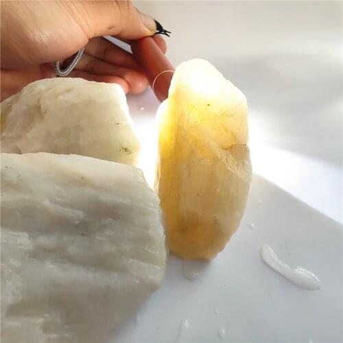 Labradorite Stone Rare Natural White Moonstone Tumbled Stone Crystal Rock Stone Reiki Healing Specimen Rough Raw Collection