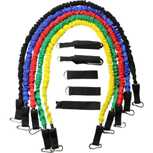 Latex Resistance Bands Crossfit Training Muscle Exercise Yoga Tubes Pull Rope,Rubber Expander Elastic Bands Fitness With Bag -40