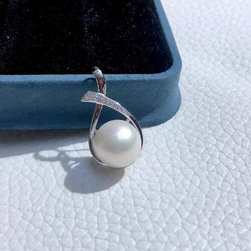 Hot Cheap New 925 Sterling Silver Pendant Base Settings Mountings Findings Parts for Pearl Crystal Jade Agate 5pcs/lot