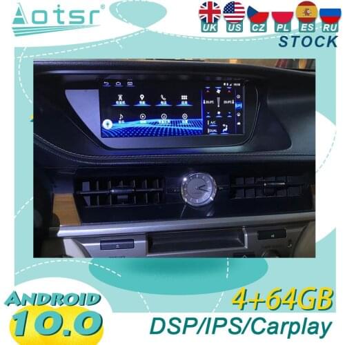 Android For Lexus ES ES250 2013 - 2018 Car Radio GPS Navigation Multimedia Video Player Stereo Audio Head Unit CD Tape Recorder