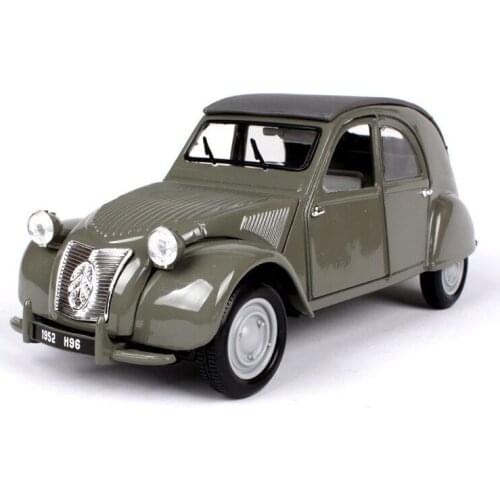 Simulation 1:18 1952 Citroen 2CV metal alloy model car,advanced collection&gift classic car model decoration,free shipping