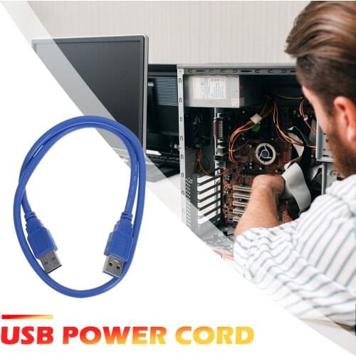 2021 New USB Type A to USB Type A Cable Male to Male Cord for PCI Express Riser 24 inch USB Charger Cable for Cables