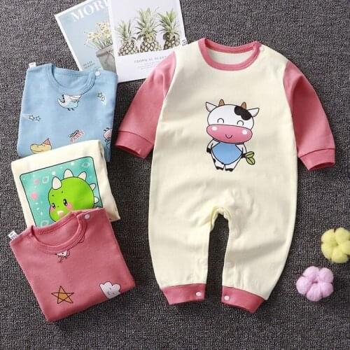 Autumn Baby Rompers Newborn Long Sleeve Jumpsuits Newborn Baby Boys Girls Onesies Clothing Outfits Toddler Climbing Clothes