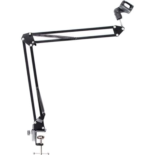 Adjustable Microphone Stand Cantilever Scissor Arm Stand For Live Broadcast Studio Dubbing Stage And TV Station