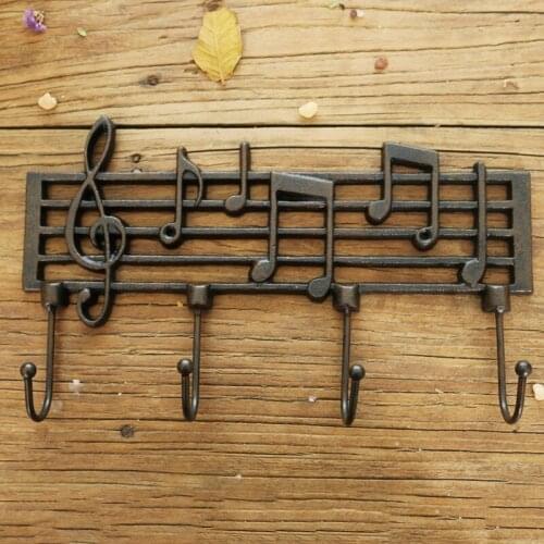 Retro cast iron wrought iron hook wall wall decoration coat hook coat hook staff hook bedroom decoration hook decor dropshipping