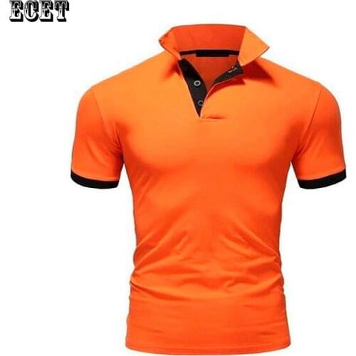 New Summer Mens Fashion Polo Shirt Streetwear Casual Lapel Short Sleeve Top Breathable Outdoor Mens T-shirt