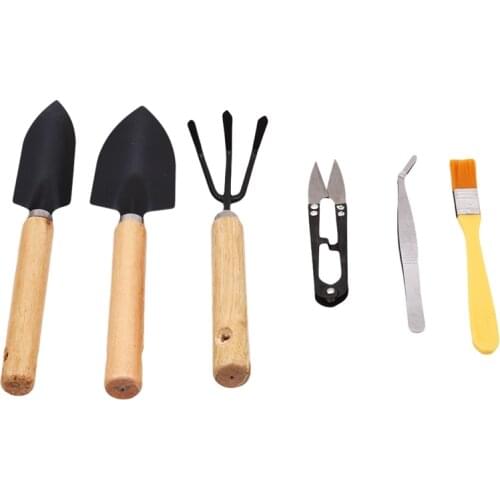 Shovel Rake Planting Tools Combination Home Gardening Tool Set Balcony Home-grown Mini Digging Suits