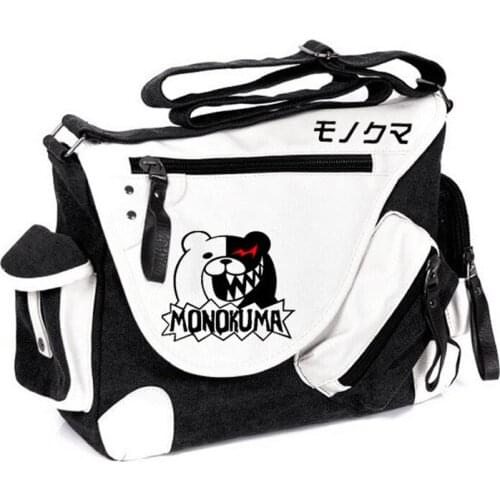 Anime Dangan Ronpa Danganronpa Monokuma Cosplay Crossbody Messenger Student School Shoulder Bags Gift