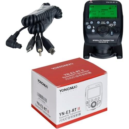 Yongnuo transmissor de rádio de YN-E3-RT ii, gatilho de flash ttl speedlite como ST-E3-RT para canon 600ex-t yongnuo YN600EX-RT