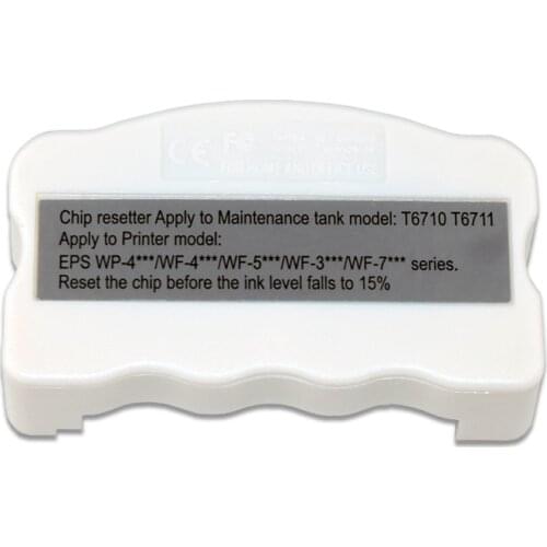 T6710 Ink Maintenance Box Chip Resetter for Epson WP-4530 WP-4540 WP-4011 WP-4531 WP-4025 4015 4525 4545 4521 4595 PX-750