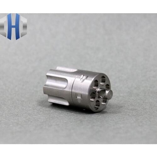 Titanium TA2 revolving magazine-shaped sealed waterproof box mini emergency capsule kit outdoor portable edc