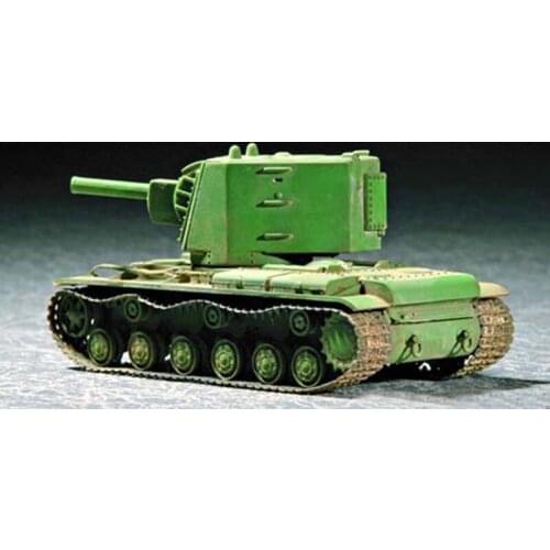 Trumpeter 07236 1/72 Russian KV-2 "Big Turret" Heavy Tank Model Kit Armored Car TH07136-SMT6