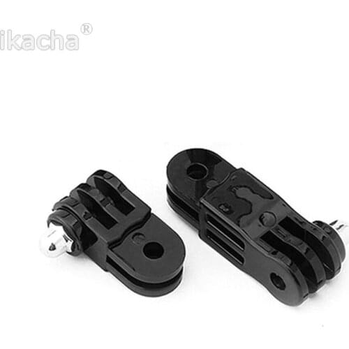 Prolong Extension Connector Adapter 3-Way Pivot Arm Bicycle Helmet Mount Extender For Gopro Hero 7 For SJCAM SJ4000