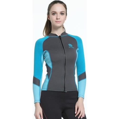 2mm spot womens diving suit womens swimsuit and warm rubber warm rubber diving jacket
