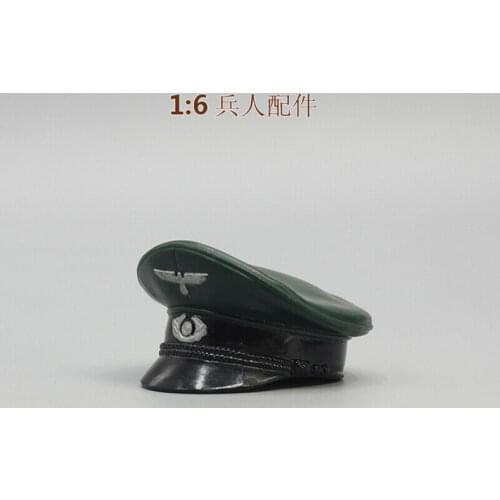 1/6th Soldier Accessories WWII German Army Officer Hat Model for 12" Figure
