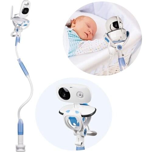 Besegad 95cm Flexible Baby Video Monitor Camera Mount Phone Bracket Holder Shelf for Home Nursery Cribs Bed Lazy Phone Stand