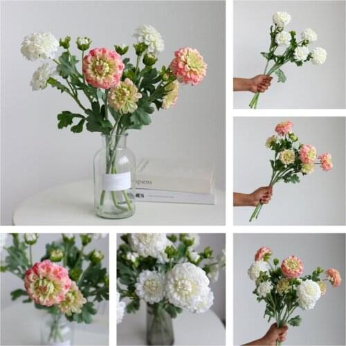 Exquisite 1 Bouquet High-quality Nordic Fake Simulation Flower Delicate Artificial Bouquet Romantic for Living Room