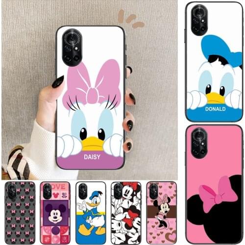 Quality phone case cartoon disney Clear Phone Case For Huawei Honor 20 10 9 8A 7 5T X Pro Lite 5G Black Etui Coque Hoesjes Com