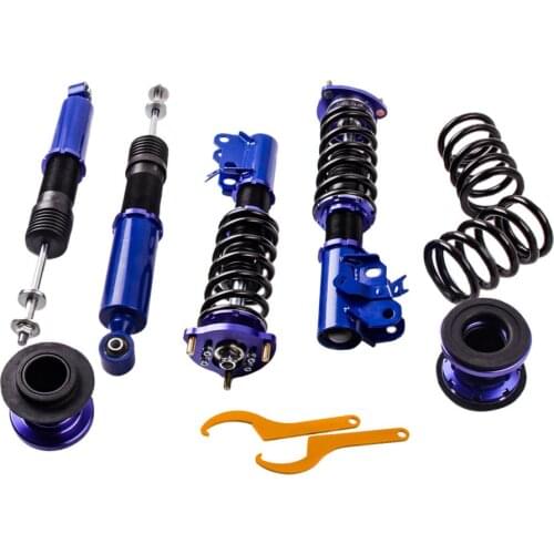 4pcs Adj.Damper Coilover Suspension Kits For Honda Civic 2006-2011 LX EX SI FA5 FG2 FG1 Blue Damper Force Front Rear