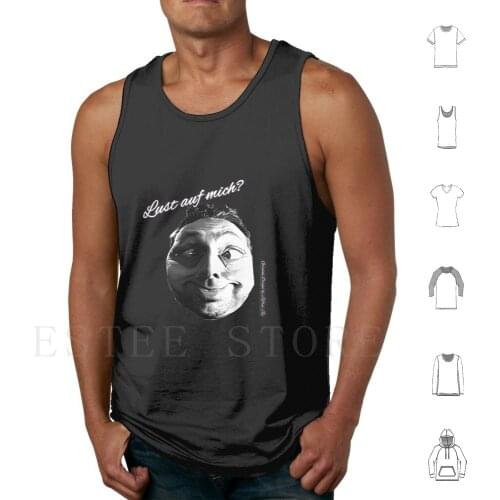 Face 2B Tank Tops Vest Cotton Germany Design By Jeffrey Jey Bartle Modern Graphic Abstract Colorful Germany Young Noble