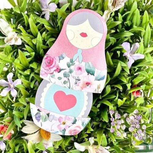 Matryoshka Balls Metal Cutting Dies For Scrapbooking Craft Die Cut Card Making Embossing Stencil Photo Albums