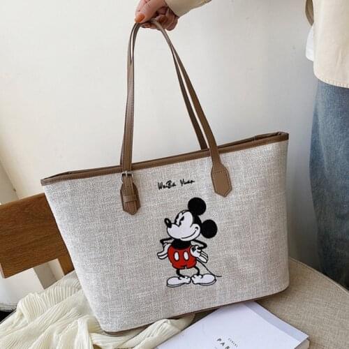 Disney Cartoon Character Bag Multifunction Waterproof Outdoor Travel Diaper Bags Large Capacity Nappy Mommy Travel Nursing Bags