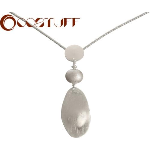 2021 Fashion Long Chains Necklace Gold Silver Color Vintage Collar Suspension Pendant Decorative Jewelry for Women Accessories