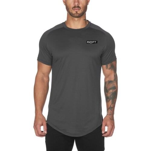 Mens Casual Sport Fashion Sportswear Fitness Tshirts Running T Shirt Short Sleeve Mesh Quick Dry Bodybuilding Gym Training Shirt