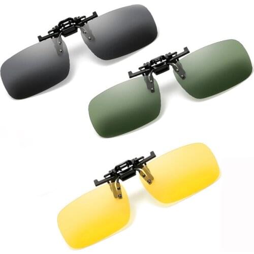 2020 New Car Driver Goggles UV400 Anti-UVA Polarized Sun Glasses Mens Womens Fishing glasses Clip Day/Night Vision Glasses