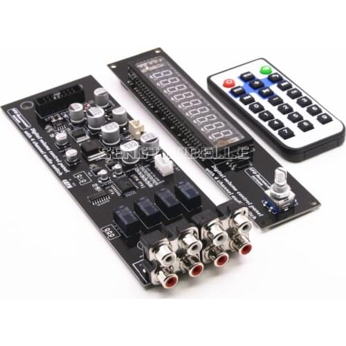 CS3310 Remote volume board HIFI preamplifier board 4-channel audio source switching board