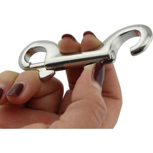 Spring Snap Hooks Marine 316 Stainless Steel Quick-release Spring Hooks Outdoor Leisure Connection Hooks B-shaped Spring Hooks