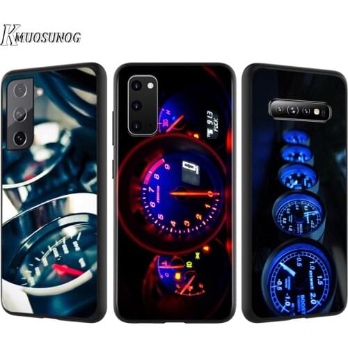 Silicone Cover Cool Speedometer For Samsung Galaxy S21 S20 FE Ultra S10 S10E Lite S9 S8 S7 Edge Plus Phone Case