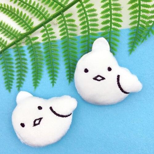 Cute Catnip Toy Snowy Plush Fabric Snow Bird Cat Toy With Real Catnip Fillings