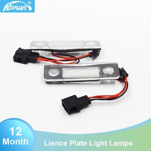 18SMD LED License Plate Lights for Skoda octavia 1z / SKODA Octavia 3 / Superb B6 Combi / Rapid / Yeti / Fabia