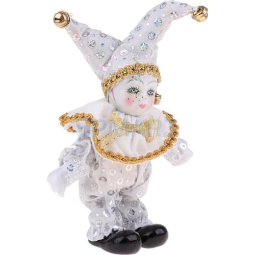 8inch Lovely Porcelain Dolls Italian Eros Dolls Model Standing Triangel Doll Toys Home Desktop Decoration Collectibles White