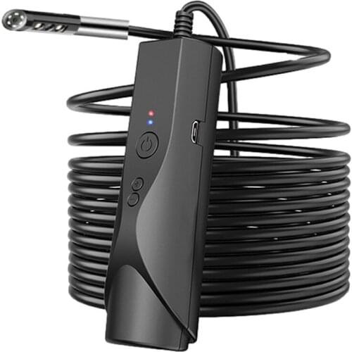 WiFi Endoscope Connection APP 4.9mm Dual Lens Endoscopic Auto Repairs Industrial Inspection Electronic Camera IP67 Waterproof