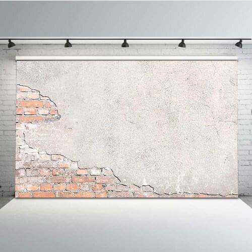 Mehofoto White Brick Wall Backdrop Background for Photography Children Photo Booth Customize ZH-299