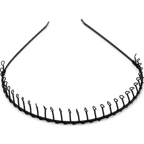 Men Women Tone Blank Metal Hair Comb teeth bridal hair accessories DIY