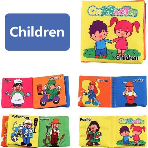 Carton Baby Toys Soft Cloth Books Rustle Sound Infant Educational rabbit Stroller Rattle Newborn Crib Bed Baby Toys 0-24 Months