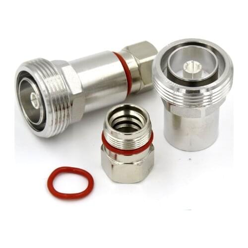 L29 7/16 DIN Female clamp 1/2" for Superflexible Cable Brass Coaxial RF connector Adapter