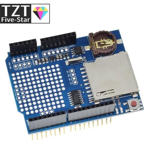 TZT Data Logger Module Logging Recorder Shield V1.0 for Arduino UNO SD Card