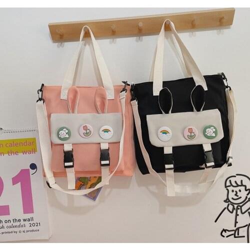 2021 New Fashion Backbags For Women Nylon Waterproof School Bags For Girls Large-capacity Casual Messenger Bags