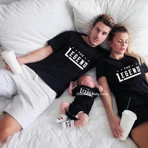 Daddy and Me Shirts The Legend and The Legacy Family Matching Tshirts Dad Son Mom and Daughter Matching Tees Fathers Day Gift