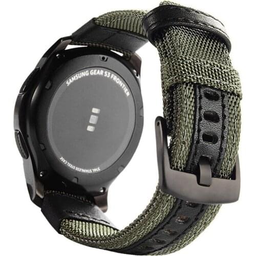 Nylon Watchband For huami Amazfit GTR 47mm Band For Xiaomi Amazfit pace Stratos 3 2 2S bracelet strap for garmin vivoactive 4