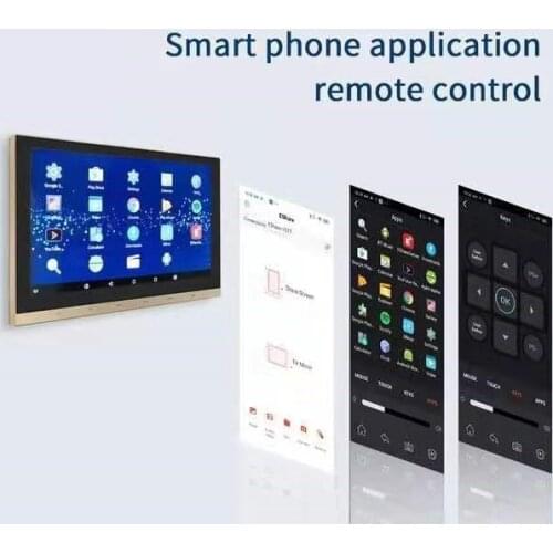 Touch Screen Remote Control Home Automation Background Music System Wireless Wifi Blue tooth Stereo In Wall Music Amplifier